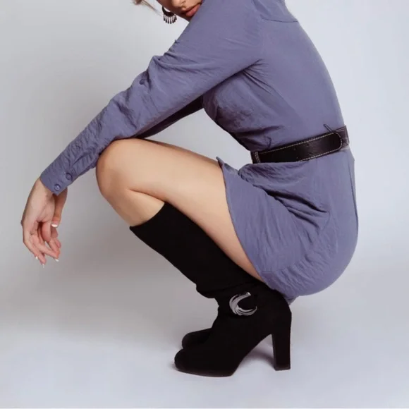 Impo Shoes Impo Obia Kneehigh Luxe Stretch Faux Suede Boots M